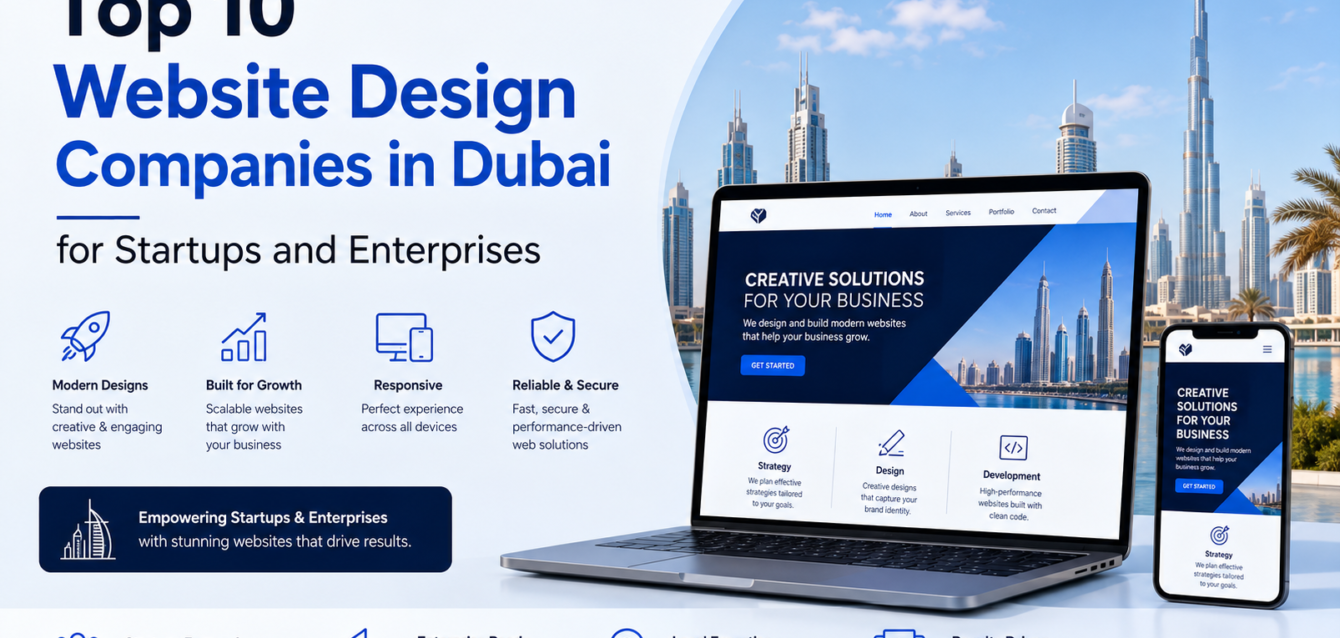 Top 10 Website Design Companies in Dubai for Startups and Enterprises