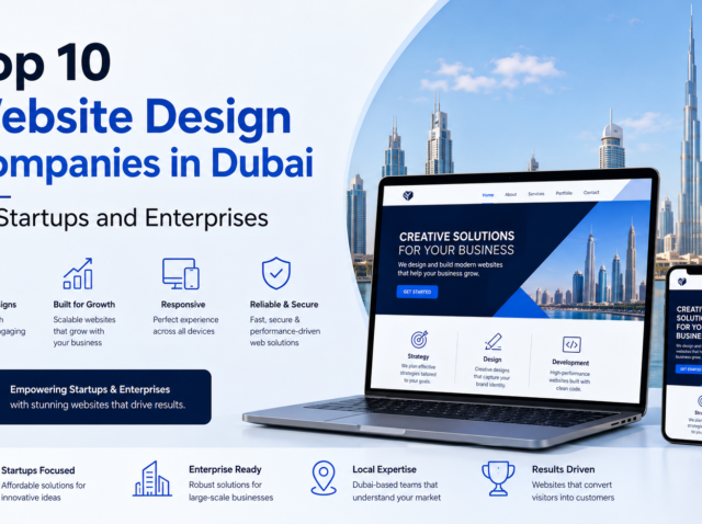 Top 10 Website Design Companies in Dubai for Startups and Enterprises
