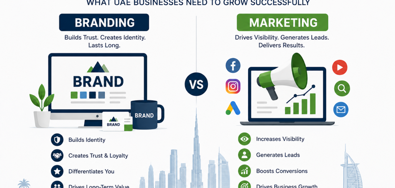 Branding vs marketing for business growth