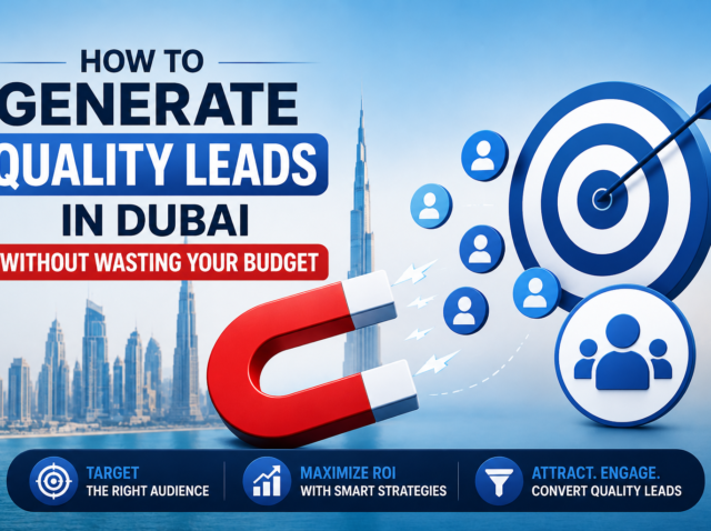 Generate quality leads in Dubai