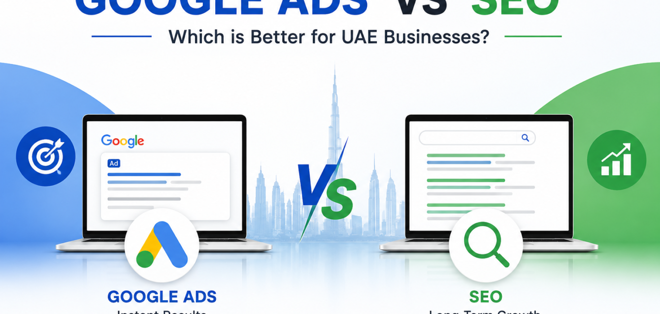 Google Ads vs SEO for UAE Google Ads vs SEO for UAE